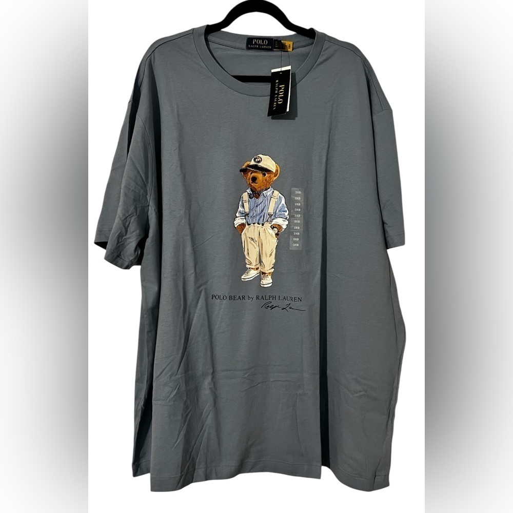 NWT Polo Ralph Lauren Preppy Polo Bear Blue Tshirt - Authenticated